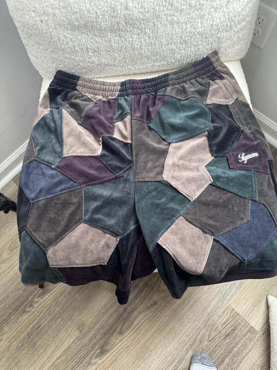 Patchwork Velour Short - Shop - Supreme