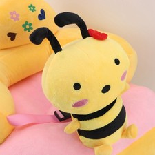Baby Sofa Chair Floor Support Seat Bluetooth Plush Cute Cartoon Animal Adjus SG