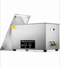 CREWORKS 30L Digital Ultrasonic Cleaning Machine with Heater and Timer, 600W