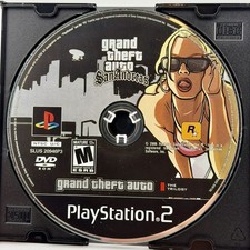 Grand Theft Auto San Andreas PS2 PlayStation 2 - Disc Only Near Mint
