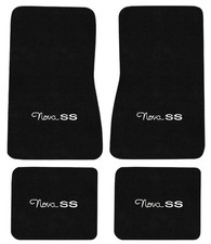 New Carpet Floor Mats 1968 - 1979 Nova Ss Embroidered Logo Pick Color - 4pc All