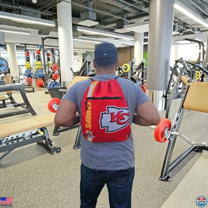 FOCO 限量版旧金山 49 人队大标志抽绳背包和拉链 — 第 2/4 张图片