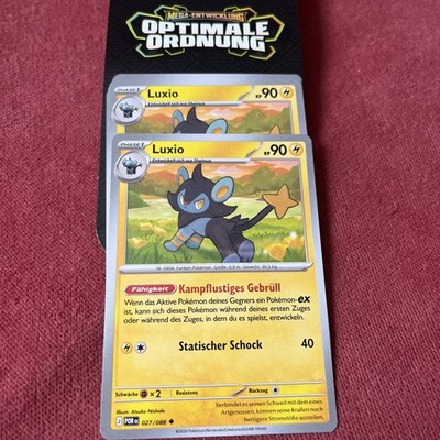 Pokémon Karte Luxio 027/088 Optimale Ordnung