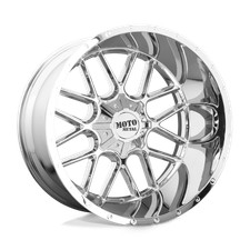 1 New 22x10 Moto Metal Siege Chrome Wheel/Rim 6x135 ET-18