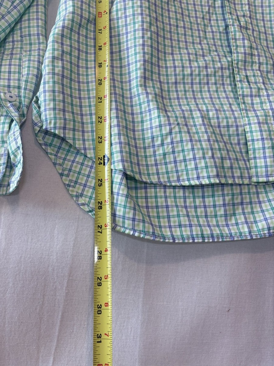 Chemise homme Southern Marsh grand vert bleu vichy carreaux pêche