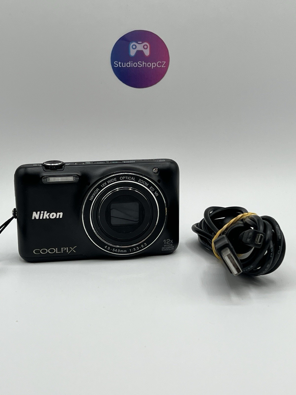 Nikon Coolpix S6600 Black Compact Digital Camera VLOG SELFIE WI-FI **RARE** image 2