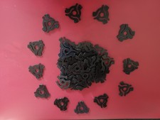 Record Centre Adaptors (Black )Job Lot X 50 For 7" Jukebox Singles 45rpm EX