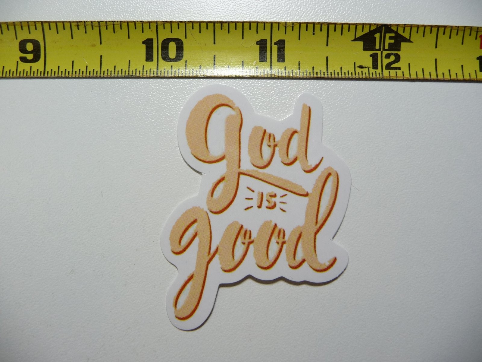 Christian Faith Decal Sticker - God Is Good Inspirational Quote