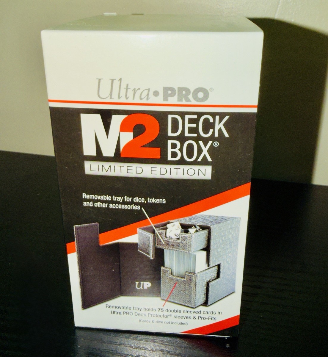 Ultra PRO M2 DECK BOX 　ウルトラプロ　デッキケース　限定版 Ultra Pro M2 Deck Box LIMITED EDITION - Dark Steel -Holds 75