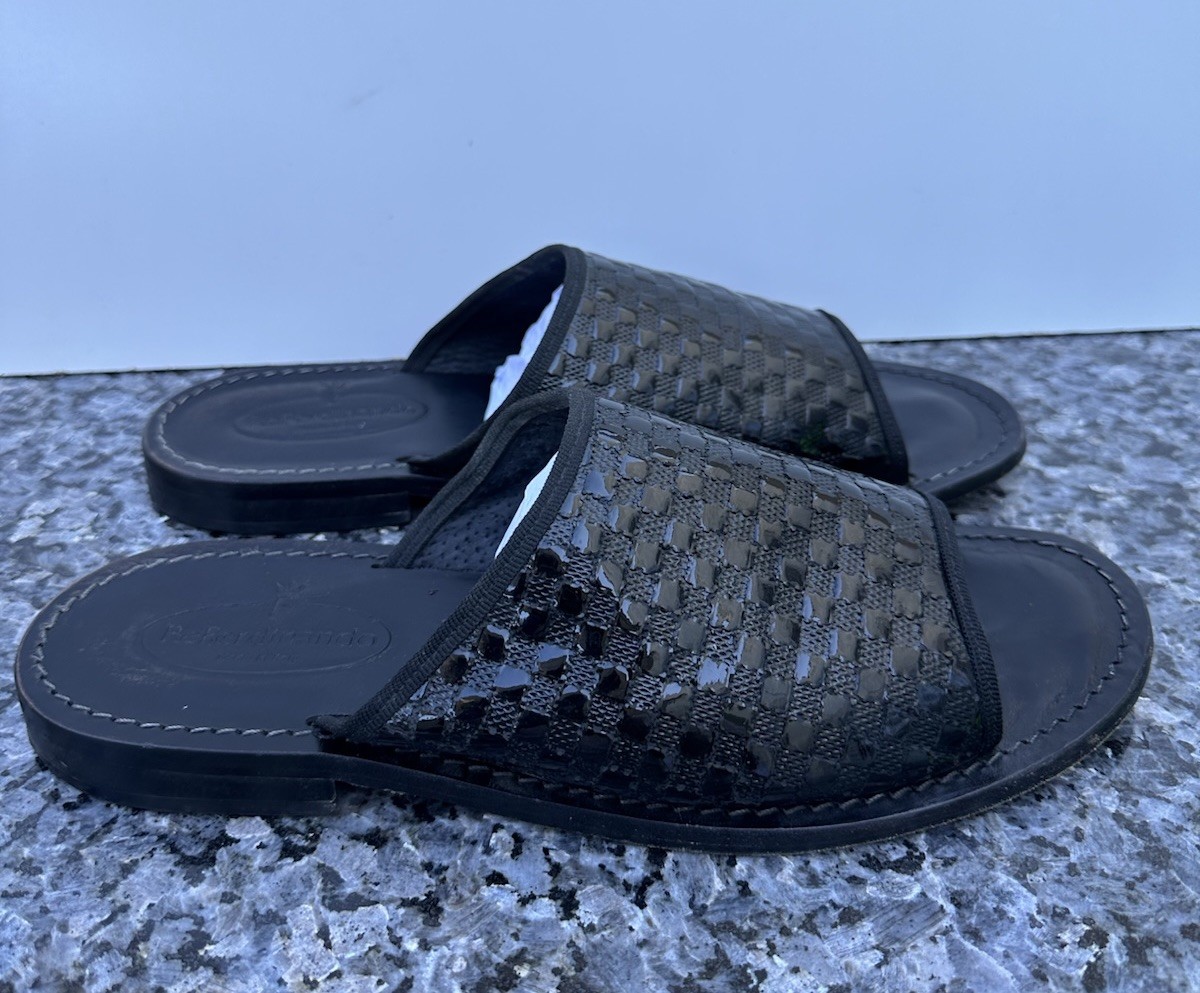 ReFerdinando Sandals Men Genuine Leather Shoes Italy Size 44 ReFerdinando Sandals Men Genuine Leather Shoes Italy Size 44 main image 2