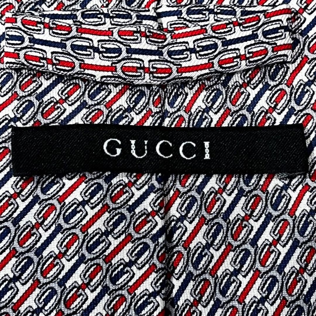 GUCCI Tie Silk Total Pattern GG Pattern Multicolor - image 9