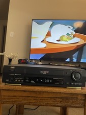 JVC HR-S4800U Super VHS S-VHS ET Hi-Fi Stereo VCR Tested Working No Remote