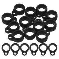 100 Pcs Anti-lost Silicone Neck Strap Pen for Lanyard Rings Holder