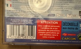 Jojo's Bizarre Adventure Sega Dreamcast 2000 Capcom Video Game Anime EUROPE