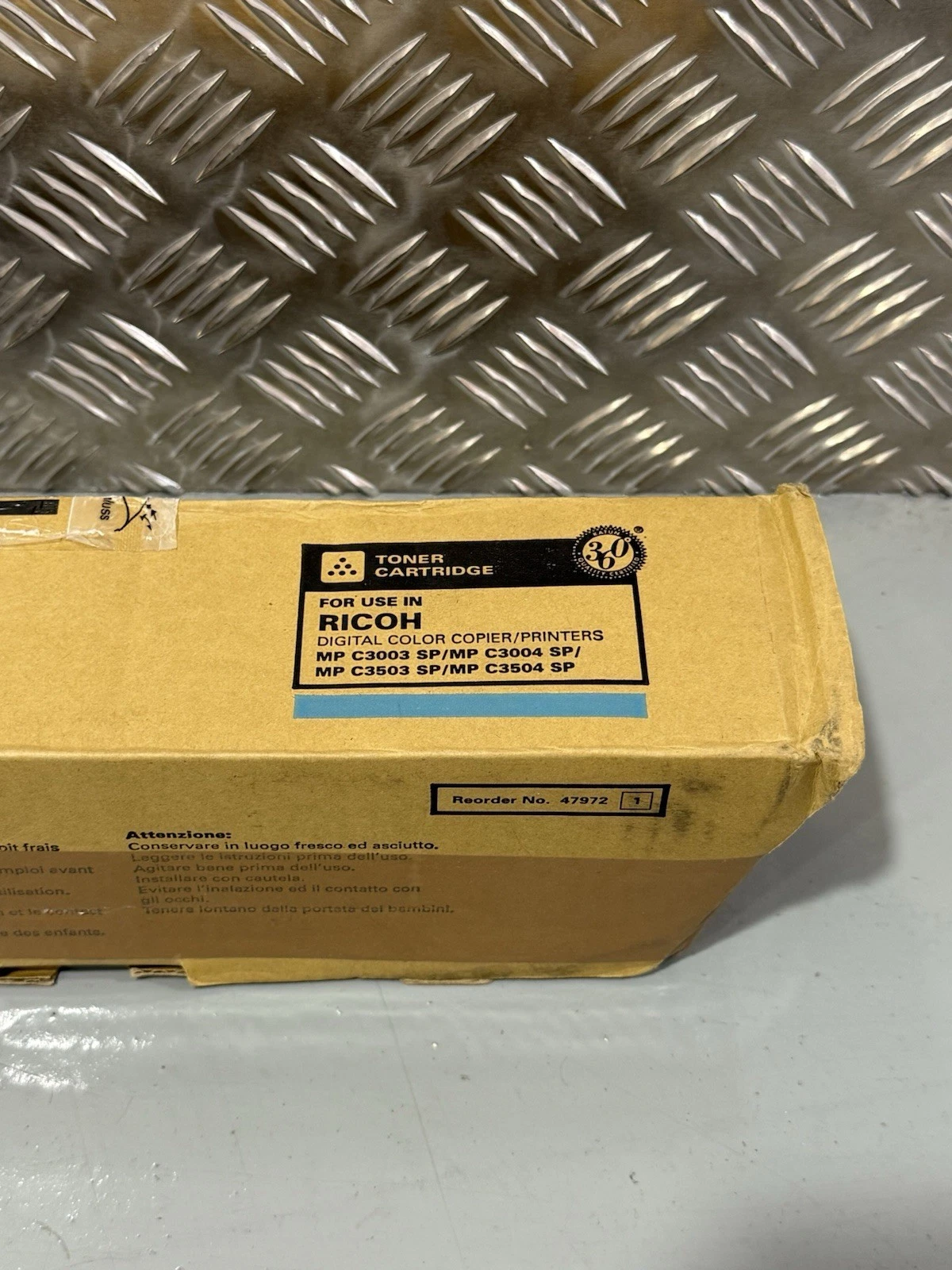 Katun Ricoh Cyan Toner For MP C3003 MP C3004 MP C3503 MP C3504 - New 2