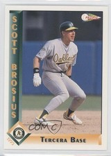 1993 Pacific Scott Brosius #218 0m0