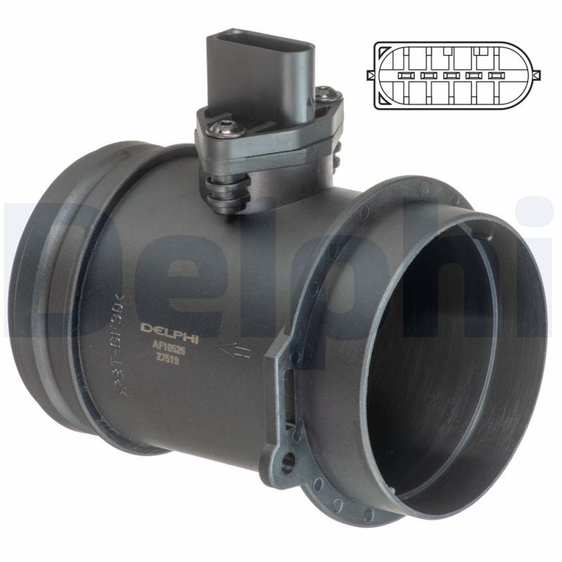 DELPHI-OE AF10526-12B1 Mass Air Flow Sensor for BMW