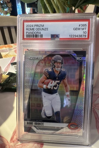 2024 Panini Prizm - Rookies Rome Odunze #385 Pandora Prizm /400 (RC)