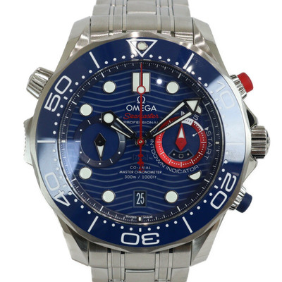 OMEGA Seamaster Diver 300M 210.30.44.51.03.002 Blue Men's Used Watch #21211