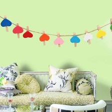 50 Pezzi Clip per Appendere Foto Mini Picchetti per Vestiti per Foto Decorazione Chiusure