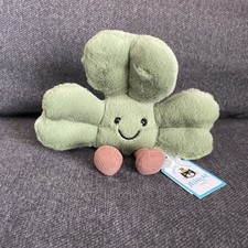 Jellycat NWT Shamrock Plush Stuffed Authentic Amuseables Siofra