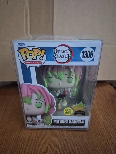 Funko Pop! Demon Slayer Mitsuri #1306 Glow Fundom Exclusive with Protector