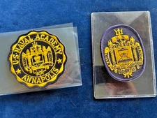 Two Vtg US Naval Academy/Annapolis Patches - New/Unused
