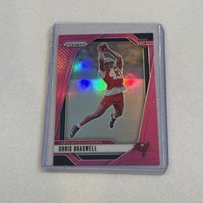 2024 Panini Prizm Chris Braswell Buccaneers Pink Prizm Rookie Card RC . rookie card picture