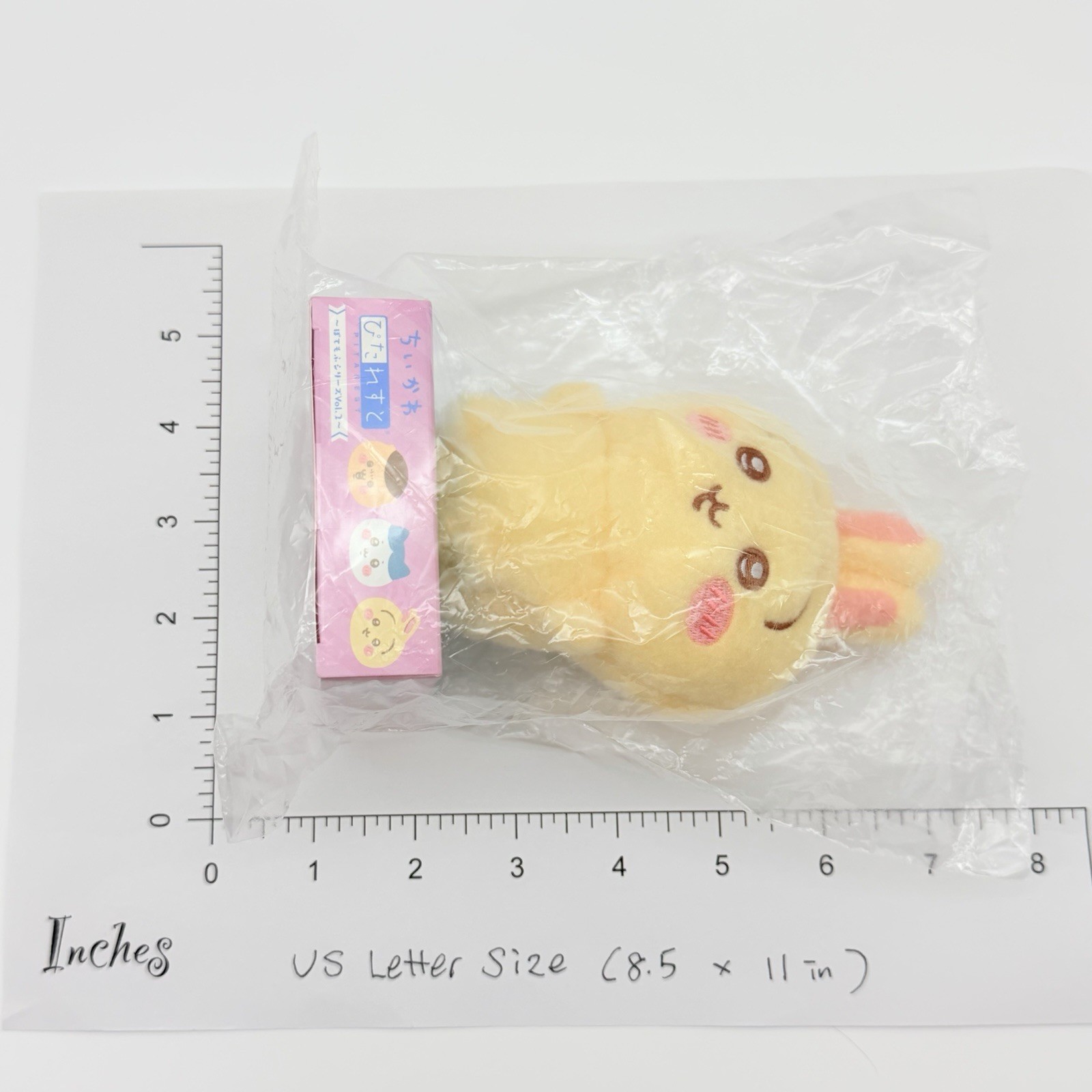Chiikawa Usagi Plush Fluffy Pita-Rest w/ Magnet Attachment, USA Seller Fast Ship