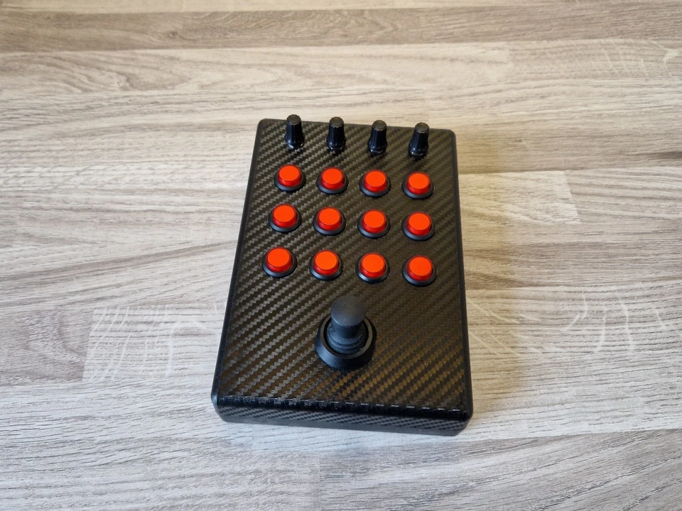 Button Box for PC/consoles sim racing/flight sim/ets2/farm sim, joystick, LEDS R - Image 2 of 4