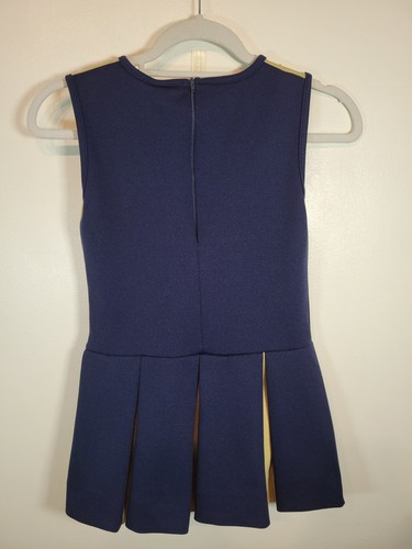 Vintage Notre Dame Girls Size 8 Cheerleading Uniform Outfit Costume Made In USA - Picture 4 of 17