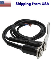 Motorcycle Handlebar Switch LED ON/OFF Headlight Fog Light - Stainless Bracket