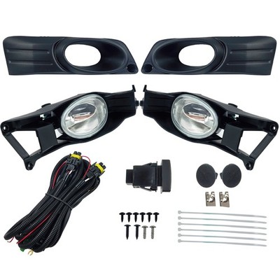 For Honda Fit Jazz Shuttle 2011-2016 Halogen Fog Light Kit Front Bumper Lamps