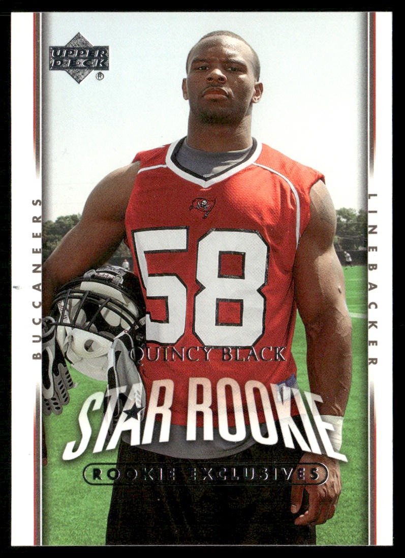 Quincy Black 2007 Upper Deck Rookie Exclusives Star Rookies #269 RC Tampa Bay