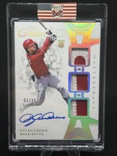 2025 Panini Flawless Dylan Crews Mastercraft Signatures Triple Patch /25 #MCS-DC