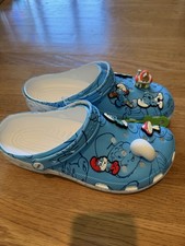 Crocs Unisex Clog US 10 Blue/White The Smurfs...