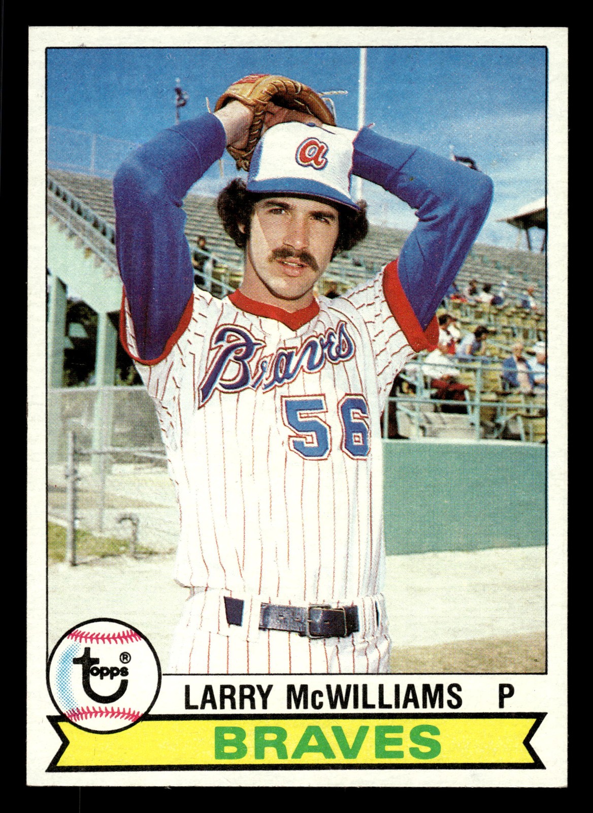 1979 Topps Larry McWilliams #504 - Atlanta Braves - NM+