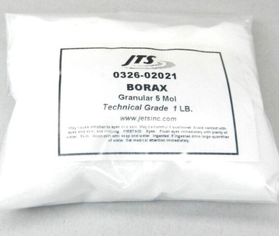 Borax Flux 1 Pound Melting Gold/Silver Crucible Glaze Jewelry Casting/16oz-Bag