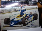 BOBBY UNSER - Cooper Tires AUTOGRAPHED SIGNED PHOTOGRAPH 1981 1st Indy 500 — photo 2
