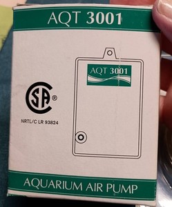 Aquarium Air Pump AQT3001 and AQUACulture Hose