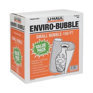 U-Haul Enviro-Bubble 12" x 150 ft Small Bubble Wrap Roll, Dispenser Box BP5