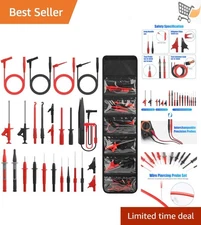 Multimeter  Leads Kit 25pcs Silicone Probes Clips Precision Electrical Testing