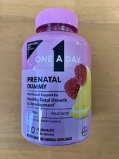 One A Day Prenatal Women  s Gummy DHA  Folic Acid Multivitamin, 120ct. Exp 07/27
