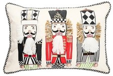 Mackenzie Childs  Nutcracker Lumbar Throw Pil...