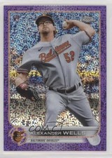 2022 Topps Chrome Purple Speckle Refractor 193/299 Alex Wells Alexander #49 01wi