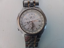 Seiko Chronograph Alarm 7/T32-7C60 Panda Vint...