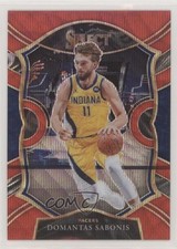 2020-21 Panini Select Concourse Red Wave Prizm Domantas Sabonis #56 0jx5