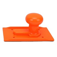 2-Piece Orange Plastic Woodworking Push Blocks - Carpenter Safety Tool For Table