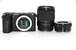 Sony a6700 4K UHD 26MP Mirrorless Camera Black w/ 16 50mm & 18 135mm Lenses