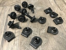 Front Valance Nut Bolt Kit Fits 72 73 74 Challenger Barracuda 16pcs Black